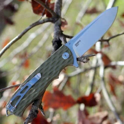 Bestech G02C Grampus, 3.5" D2 Plain Blade, Army Green G-10 Handle -Knifeworks Sales Shop btkg02c 1 36640.1566585985