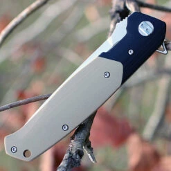 Bestech G03B Swordfish, 4" D2 Plain Blade, Black & Beige G-10 Handle -Knifeworks Sales Shop btkg03b.3 58987.1566585988