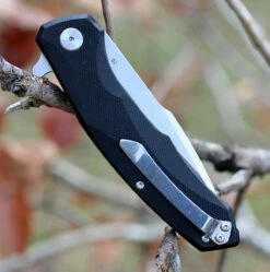 Bestech G04A Warwolf, 3.5" D2 Plain Blade, Black G-10 Handle -Knifeworks Sales Shop btkg04a.2 90583.1566585992