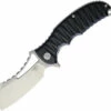 Bestech G12A Hornet, 3.5" D2 Plain Blade, Black G-10 Handle