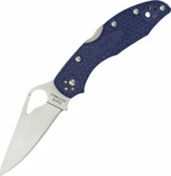 BYRD BY04PBL2 Meadowlark 2, 2.875" 8Cr13MoV Plain Blade, Blue FRN Handle