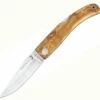 Castillo Knives Navaja Lockback Folding, C1OLW, 3" Satin Sandvik 14C28N Blade, Olivewood Handle