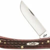 Case 10304 Sod Buster Jr, Pocket Worn Old Red Bone (6137 SS)