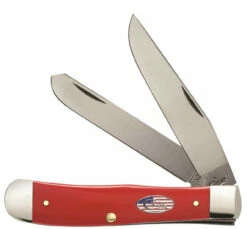 Case 13450 American Workman Trapper, Smooth Red Synthetic (4254 SS)