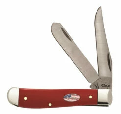 Case 13453 American Workman Mini Trapper, Smooth Red Synthetic(4207 SS)
