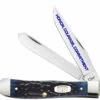 Case 17708 Navy Trapper, Jigged Navy Blue Bone Handle (6254 SS)