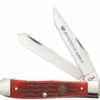 Case 18049 BSA Trapper Gift Set, Jigged Dark Red Bone Handle (6254 SS)