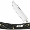 Case 18229 Sod Buster Jr., Rough Black Synthetic Handle (6137 SS)