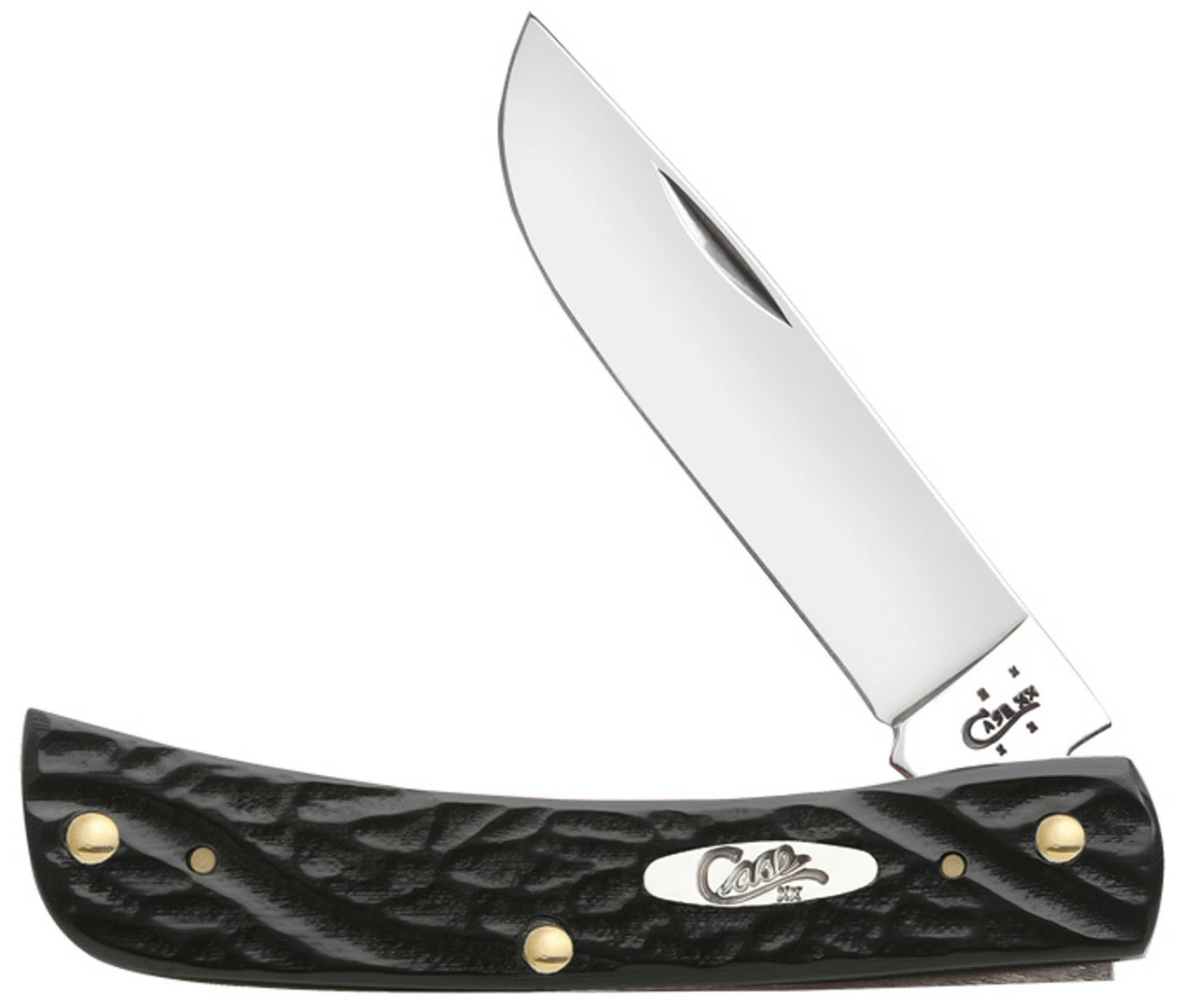 Case 18229 Sod Buster Jr., Rough Black Synthetic Handle (6137 SS) 1 Case 18229 Sod Buster Jr., Rough Black Synthetic Handle (6137 SS)