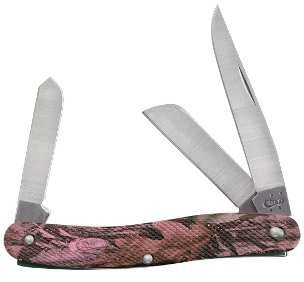 Case 18303 Medium Stockman, Pink Lightweight Camo Zytel Handle (LT318 SS) 1 Case 18303 Medium Stockman, Pink Lightweight Camo Zytel Handle (LT318 SS)
