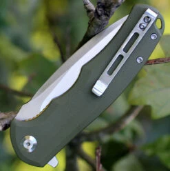 CIVIVI Praxis-OD Green G10 (3.75" Satin 9Cr18MoV) C803A -Knifeworks Sales Shop civc803a.2 36516.1675175666