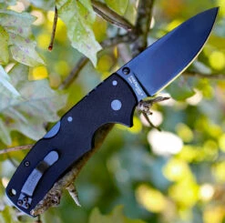 Cold Steel American Lawman 58B, 3.5" S35VN Black Plain Blade, G-10 Handle -Knifeworks Sales Shop cs58b 83141.1566586010