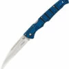 Cold Steel 62P2A Frenzy II, 5.5" S35VN Plain Blade Blue/Black G-10 Handle