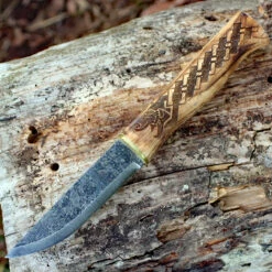 Condor Norse Dragon Knife 1021-3.8HC, 3.88 In. 1095 High Carbon Steel Blade, Wood Handle