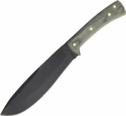 Condor 2348HC Solobolo Knife, 8" 1075 Plain Blade, Green Micarta Handle