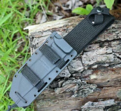 Condor 25755HC Crotalus, 5.5" 1075 Plain Black Blade, Gray Micarta Handle -Knifeworks Sales Shop ctk257 5.5hc 30325.1566585976