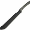 Condor 42118HC Discord Machete, 17.75" 1075 High Carbon Steel Plain Black Blade, Gray Micarta Handle