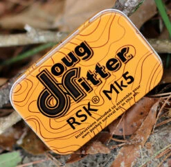 Doug Ritter RSK® Mk5 Survival Knife, 1.75" Black Fixed Blade, Black Sheath -Knifeworks Sales Shop drmk5 tin box 36167.1612547925