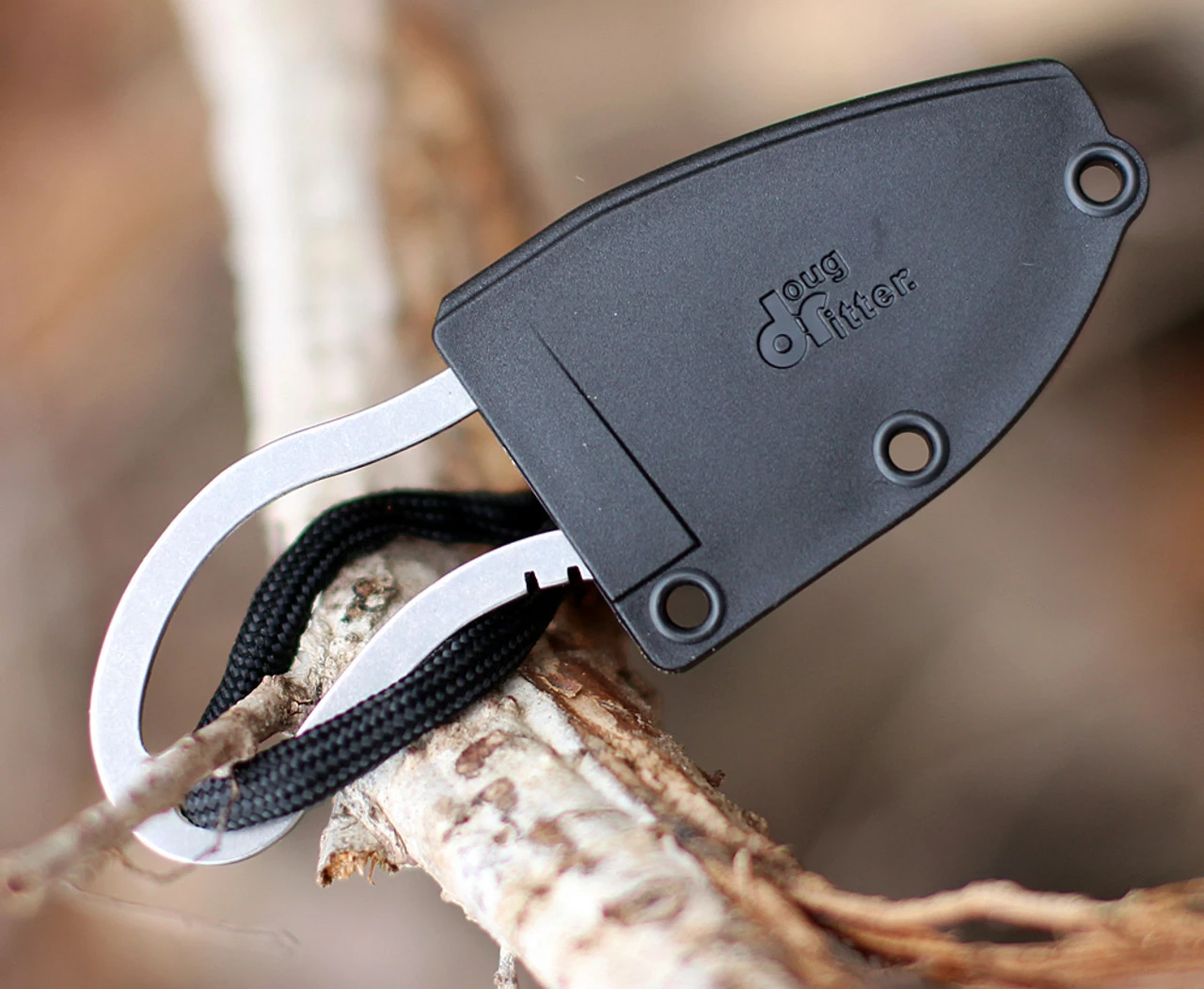 Doug Ritter RSK® Mk5 Survival Knife, 1.75" Stonewashed Fixed Blade, Black Sheath 4 Doug Ritter RSK® Mk5 Survival Knife, 1.75" Stonewashed Fixed Blade, Black Sheath - Image 4