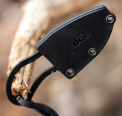 Doug Ritter RSK® Mk5 Survival Knife, 1.75" Black Fixed Blade, Black Sheath -Knifeworks Sales Shop drmk5k.2 55007.1612547923