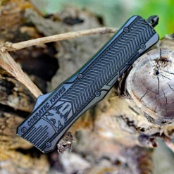 CobraTec Medium CTK-1 OTF Automatic - Blk Alum (3" Tanto) MBCTK-1MTNS -Knifeworks Sales Shop image 16415.1569425084