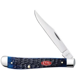 Case Slimline Trapper 7323 Navy Blue Bone Rogers Jig (61048 SS)