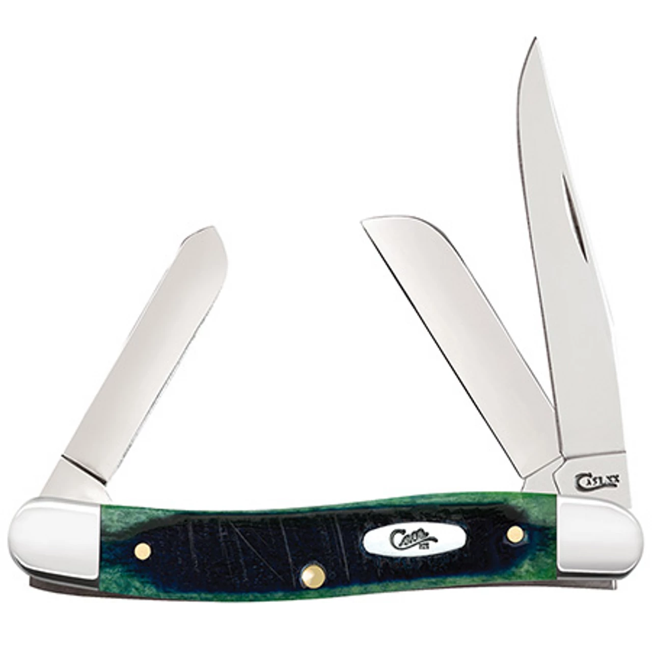 Case Medium Stockman 27664 Sawcut Hunter Green Bone Handle (6318 SS) 1 Case Medium Stockman 27664 Sawcut Hunter Green Bone Handle (6318 SS)