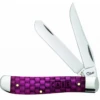 Case Mini Trapper 15508 Basket Weave Merlot Bone Handle (6207 SS)