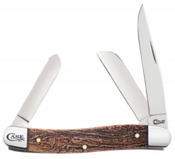 Case Medium Stockman 49956 Valley Jig Natural Smooth Color Wash Handle (6318 SS)