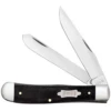 Case Trapper 23142 Black Canvas Laminate Handle (10254 SS)