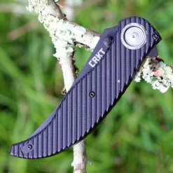 CRKT 2640 CLEVER GIRL FOLDER, 4.08" D2 Steel Black Plain Blade, G10 Handle -Knifeworks Sales Shop image 63734.1572615394
