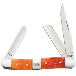 Case Medium Stockman 14483 Tequila Sunrise Bone Handle (6318 SS)