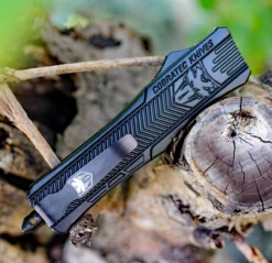 CobraTec Knives MBCTK-1MTS Medium CTK-1 Black, 3.0" D2 Steel Tanto Serrated Blade, Aluminum Handle 6 CobraTec Knives MBCTK-1MTS Medium CTK-1 Black, 3.0" D2 Steel Tanto Serrated Blade, Aluminum Handle -Knifeworks Sales Shop image 79293.1569424580