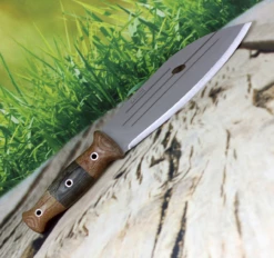 Condor Primitive Bush Knife CTK242-8HC, 8" 1075 High Carbon Steel, Linen Micarta Handle 5 Condor Primitive Bush Knife CTK242-8HC, 8" 1075 High Carbon Steel, Linen Micarta Handle -Knifeworks Sales Shop image 84254.1572887205