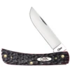 Case 27383 Sod Buster Jr, 3 5/8" Skinner Blades, Crimson Peach Seed Jig Bone Handle (6137 SS)