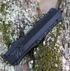 CobraTec Large CTK-1 Black (3.75" D2 Tanto) LBCTK-1LTNS -Knifeworks Sales Shop image 98528.1569422342