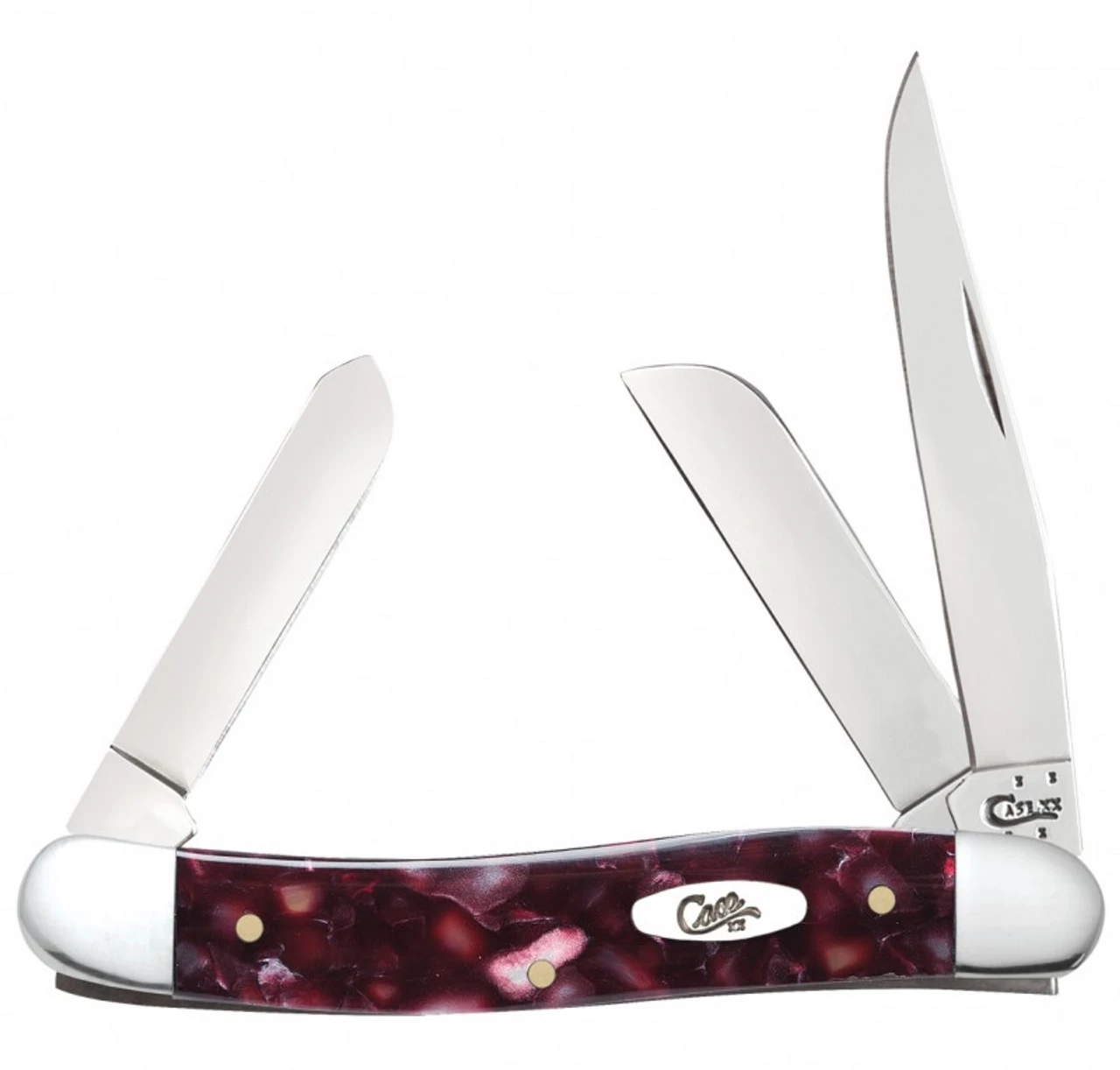 Case Medium Stockman 13274 Smooth Cranberry Kirinite Handle (10318SS) 1 Case Medium Stockman 13274 Smooth Cranberry Kirinite Handle (10318SS)