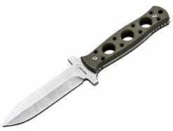 Boker Plus Steel Ranger Fixed Blade, 440C, Green G-10 Scales