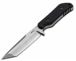 Boker Plus SM-10T Fixed Blade, 440C, Black G-10 Handle