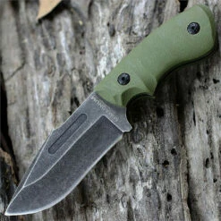 Boker Magnum Lil Giant Fixed Blade With Green G-10 Handle, 02LG113