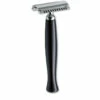 Boker Safety Razor Black Resin Handle