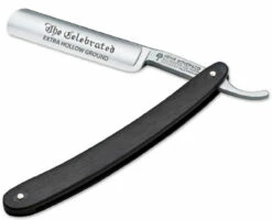 Boker Straight Razor, "The Celebrated" Ebony Handle