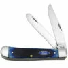 Case 14301 Ford Trapper, Sawcut Jigged Blue Bone Handle (6254 SS)