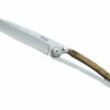 Deejo DEE1CB002 Wood 37g, 3.75" 420 SS Plain Blade, Juniper Wood Handle