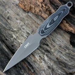 CRKT 2075 Shrill™, 4.75" 8Cr13MoV Plain Blade, Micarta Handle
