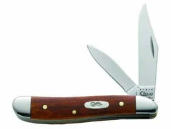 Case 28702 Peanut, Smooth Chestnut Bone Handle (6220 SS)