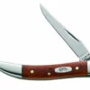 Case 28703 Small Texas Toothpick, Smooth Chestnut Bone Handle (610096 SS)