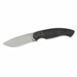 Browning Vortex Fixed Blade, 3 3/4" 440 Stainless Drop Point Blade, Black G-10 Handles (8 3/4" Overall)