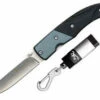 Browning BR371-5039 Getaway Black Folding Knife W/LED Flashlight Keychain