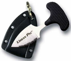 Cold Steel Urban Pal 43LS, 1.5" Aus 8A Stainless Steel Serrated Blade, Black Kray-Ex Handle, Black Secure-Ex Neck Sheath 3 Cold Steel Urban Pal 43LS, 1.5" Aus 8A Stainless Steel Serrated Blade, Black Kray-Ex Handle, Black Secure-Ex Neck Sheath -Knifeworks Sales Shop knifework 43ls 31064.1623705008